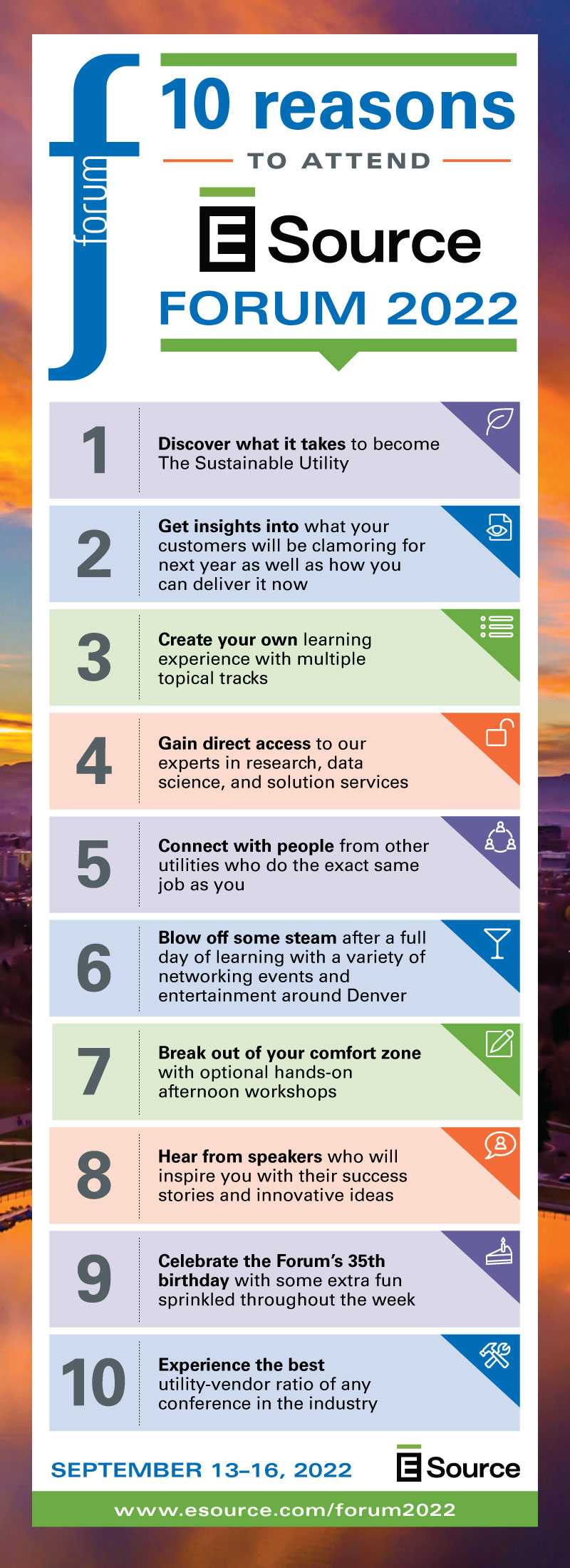 10 reasons to attend the E Source Forurm