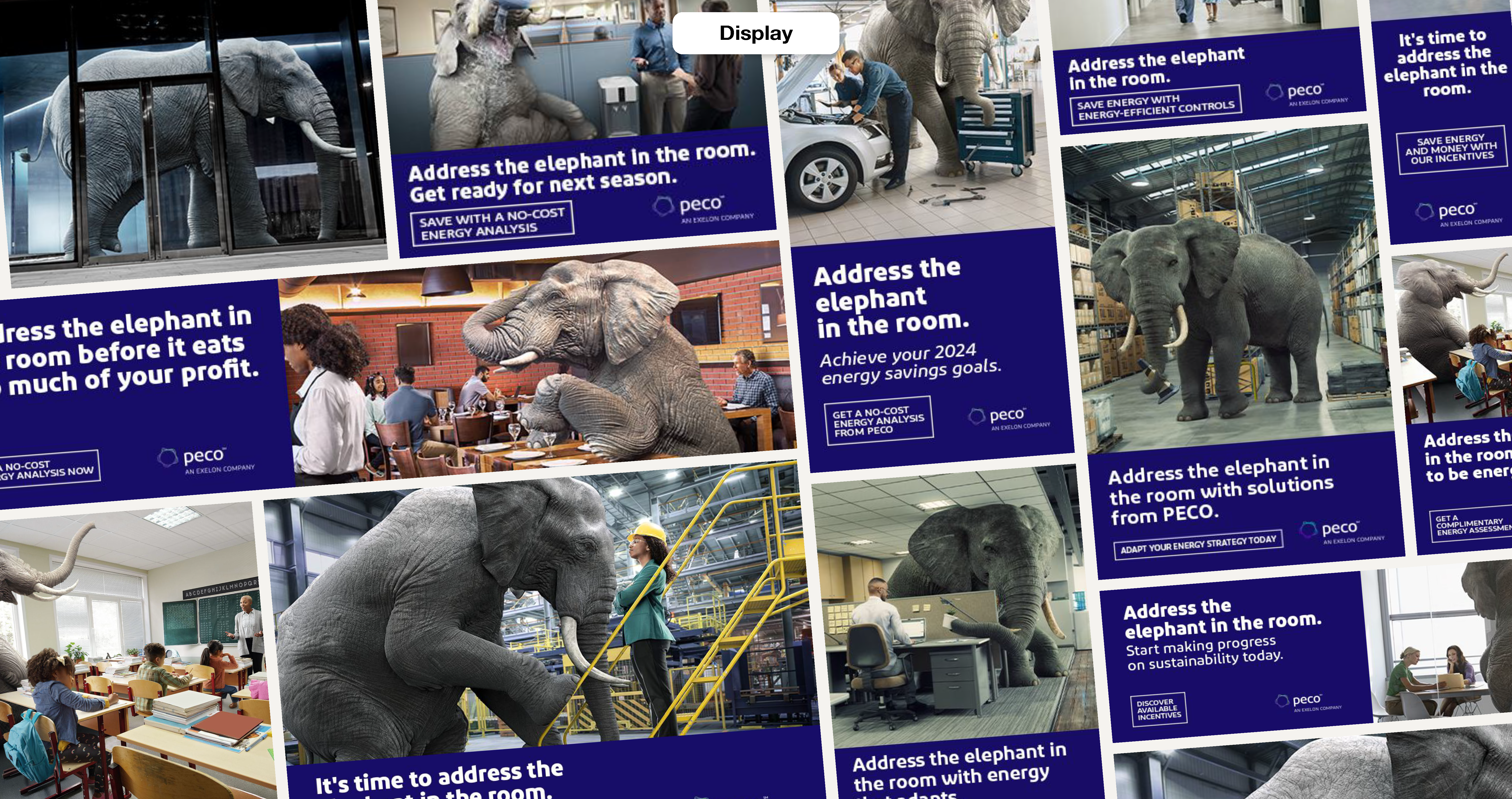 Addressing the elephant in the room advertisement